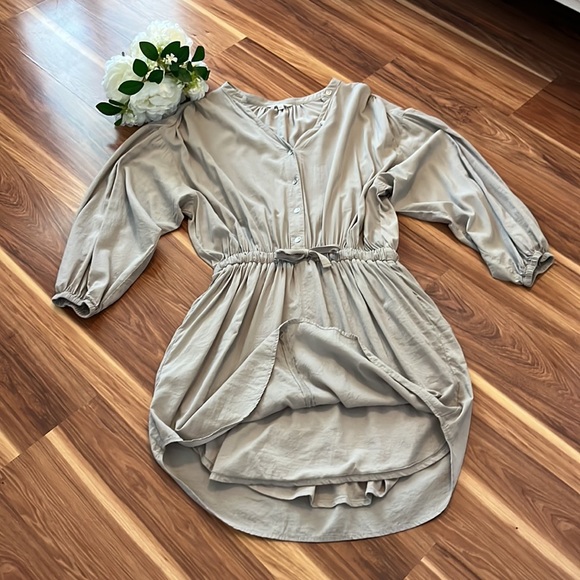 Splendid Collection Blaise Tie-Front Long Sleeve Dress - Picture 13 of 14